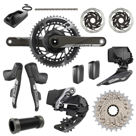 Sram Red Etap AXS 2x HRD Powermeter Groupset 50/37t 10/28t