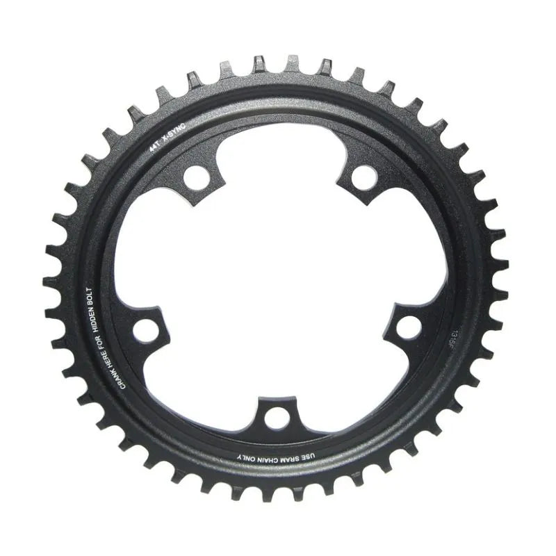 Sram Chain Ring X-Sync 38T 11 Speed 110 Alum Black Bb30 Or Gxp (Rival1 & Apex1): Black 11Spd 38T