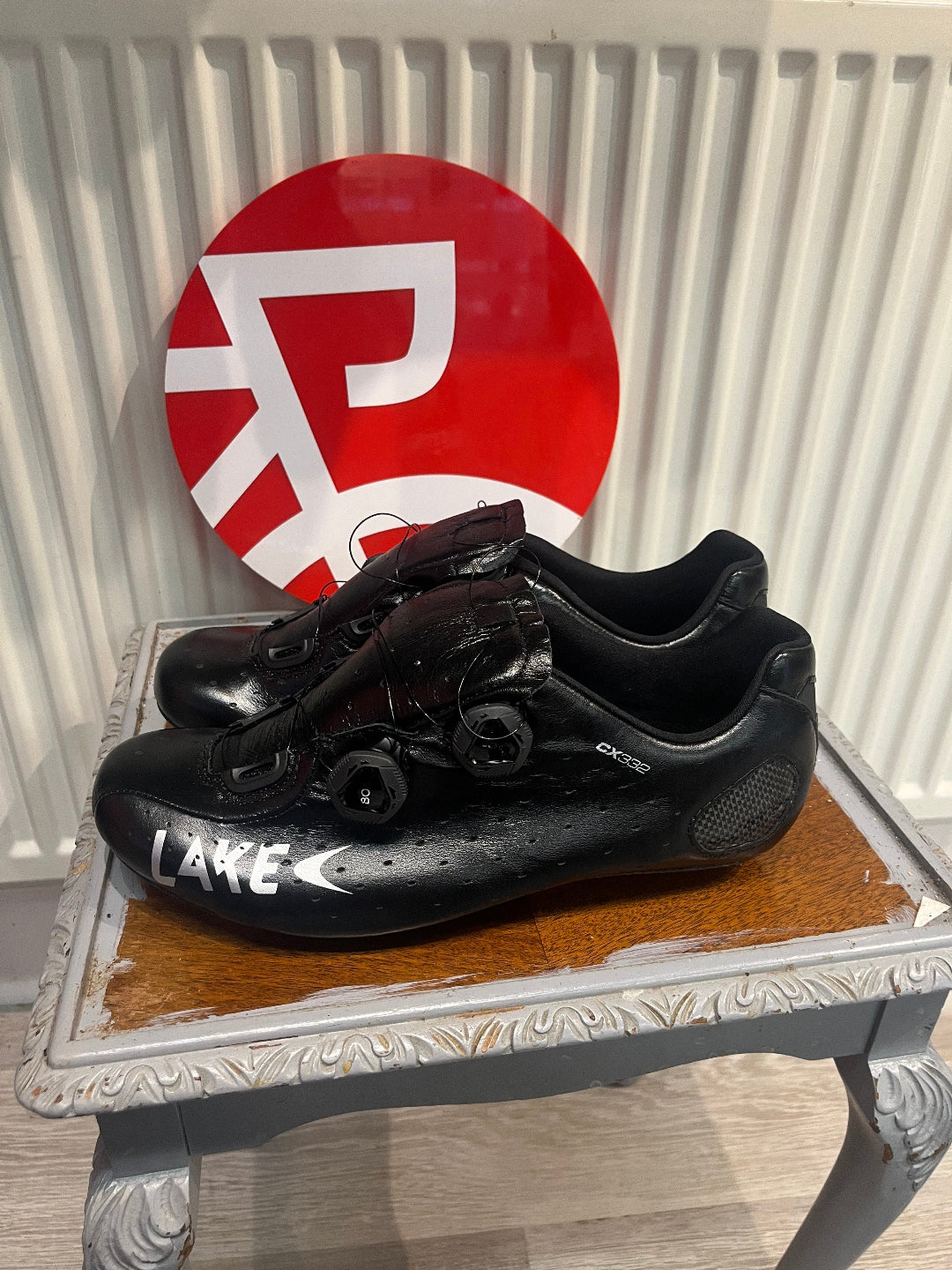 Lake CX332 Black/Silver Shoes EU- 46