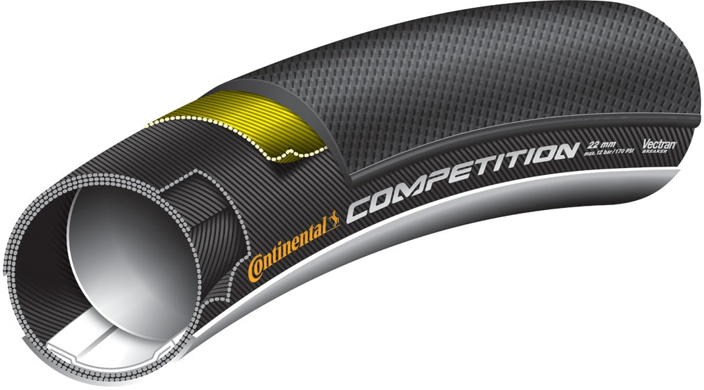 Continental Competition Black Tubular Tyre 700 x 25