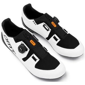 DMT KR3 Road Bike Shoe - White/Black Aerated Carbon