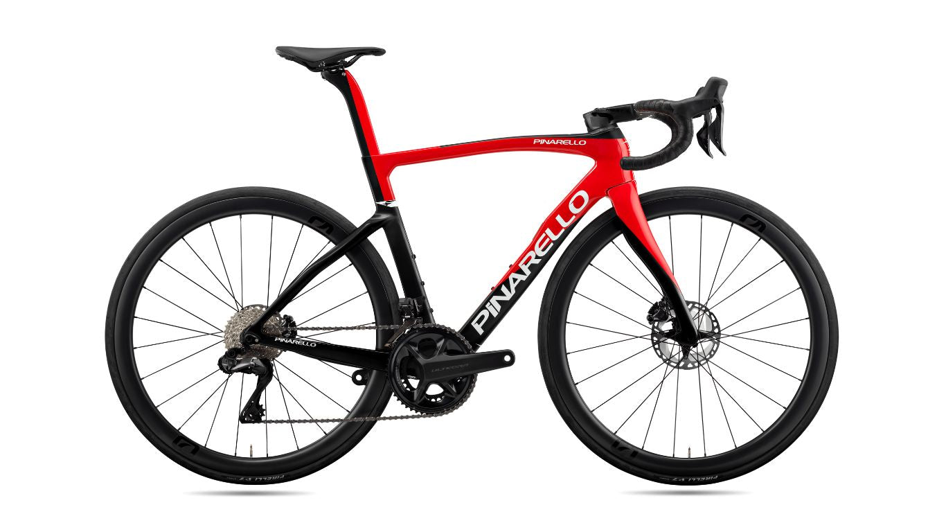 PINARELLO F7 ULTEGRA DI2 | 53 cm | Razor Red | Dura Ace c50 Wheelset